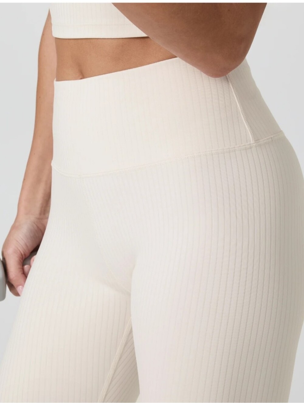 Vuori Inversion Rib Legging Marshmallow Size Large NWT - Picture 5 of 12